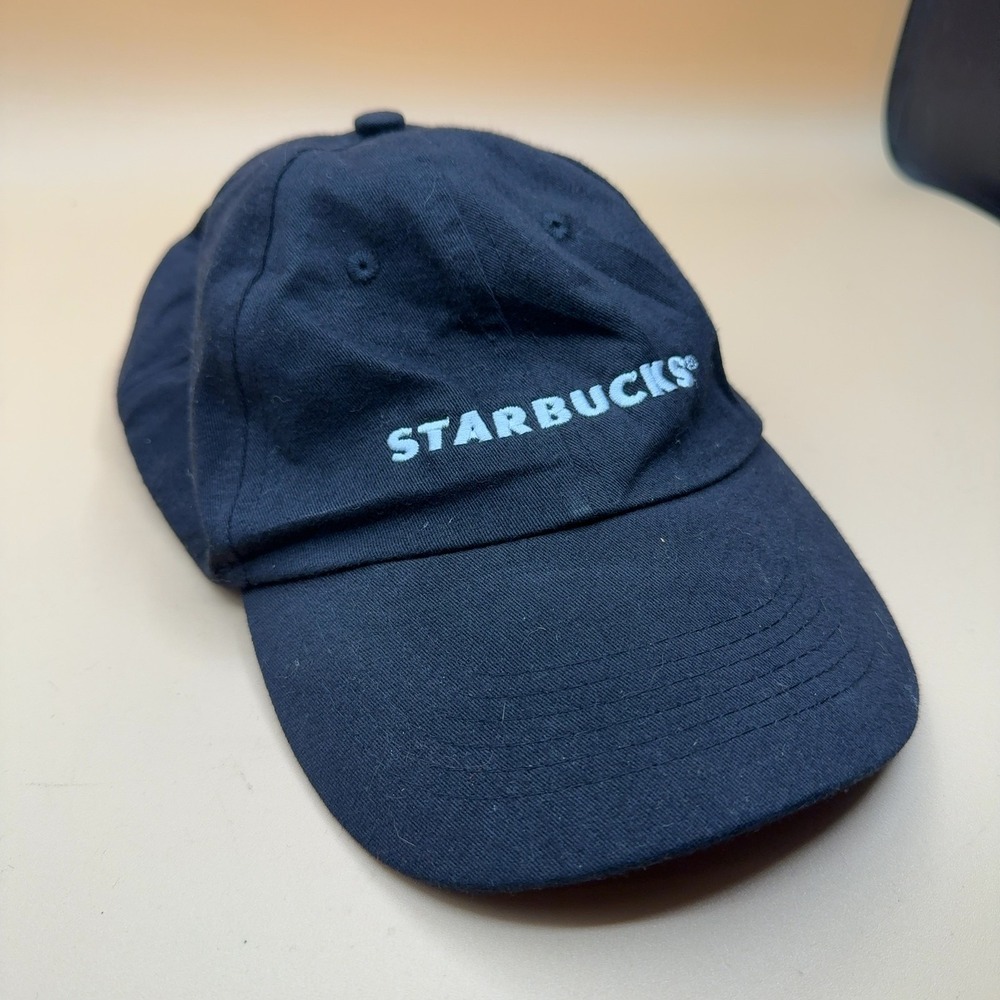 Starbucks Coffee Company Embroidered Dad Hat Baseball Cap Navy Blue One Size